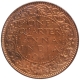 Bronze One Quarter Anna Coins Roll of King George VI of Calcutta Mint of 1941.