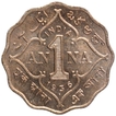 Copper Nickel One Anna Coin of King George V of Bombay Mint of 1936.