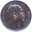 Silver Two Annas Coin of King Edward VII of Calcutta Mint of 1906.