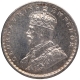 Silver Two Annas Coin of King George V of Calcutta Mint of 1914.