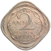 Copper Nickel Two Annas Coin of King George VI of Calcutta Mint of 1939.