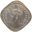 Copper Nickel Two Annas Coin of King George VI of Bombay Mint of 1946.