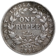 Silver One Rupee Coin of King William IIII of Bombay Mint of 1835.