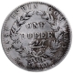 Silver One Rupee Coin of Victoria Queen of Bombay Mint of 1840.