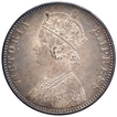 Silver One Rupee Coin of Victoria Empress of Bombay Mint of 1900.