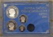 Proof Set of Indira Gandhi of Bombay Mint of 1985.