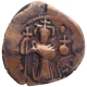 Copper Follis Coin of Constant II of Byzantine Empire.