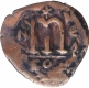 Copper Follis Coin of Constant II of Byzantine Empire.