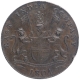 Copper Four Keping Coin of Netherlland East Indies of Sumatra.