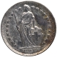 Silver Half Franc Coin of Switzerland.