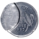 Error Steel One Rupee Coin of Republic India of 1997.