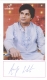 Autograph of Anup Jalota.