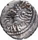 Silver Drachma Coin of Bhatradaman of Western Kshatrapas.