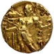 Gold Dinar Coin of Chandragupta II of Gupta Dynasty of Archer type.