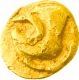 Gold One Quarter Fanam Coin of Western Ganga Dynasty.