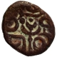 Copper Kasu Coin of Devaraya I of Vijayanagara Empire.