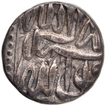 Silver Half Rupee Coin of Akbar of  Mulher Mint of Baglana State.