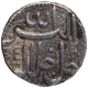 Silver One Rupee Coin of Akbar of Ahmadabad Mint of Aban Month.