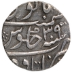 Silver One Rupee Coin of Aurangzeb Alamgir of Itawah Mint.