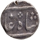 Silver Half Rupee Coin of Broach Mint of Maratha Confederacy.