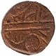 Copper Paisa Coin of Kashmir Mint of Sikh Empire.