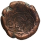 Copper Kasu Coin of Madurai Nayakas of South India Kingdom.