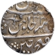 Silver One Rupee Coin of Mahadji Rao of Ujjain dar ul Fath Mint of Gwalior State.