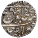 Silver One Rupee Coin of Daulat Rao of Ujjain dar ul Fath Mint of Gwalior State.