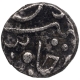 Silver Half Rupee Coin of Dulip Singh of Pratabgarh State.