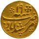 Gold Quarter Mohur Coin of Murshidabad Mint of Bengal Presidency.