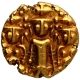 Gold Three Swami Pagoda Coin of Madras Presidency.