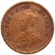 Bronze One Twelfth Anna Coin of King George V of Calcutta Mint of 1918.