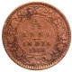 Bronze One Twelfth Anna Coin of King George V of Calcutta Mint of 1918.