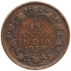 Bronze One Twelfth Anna Coin of King George VI of Bombay Mint of 1939.