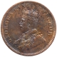 Copper One Quarter Anna Coin of King George V of Calcutta Mint of 1913.