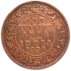 Copper One Qurter Anna Coin of King George V of Calcutta Mint of 1936.