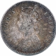 Silver Two Annas Coin of Victoria Empress of Bombay Mint of 1883.