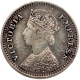 Silver Two Annas Coin of Victoria Empress of Bombay Mint of 1897.