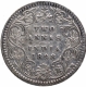 Silver Two Annas Coin of Victoria Empress of Calcutta Mint of 1898.