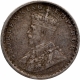 Silver Two Annas Coin of King George V of Calcutta Mint of 1916.