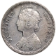 Silver Quarter Rupee Coin of Victoria Empress of Bombay Mint of 1883.