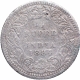 Silver Quarter Rupee Coin of Victoria Empress of Calcutta Mint of 1884.