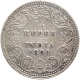 Silver Quarter Rupee Coin of Victoria Empress of Calcutta Mint of 1891.