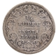 Silver Quarter Rupee Coin of Victoria Empress of Calcutta Mint of 1901.