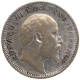 Silver Quarter Rupee Coin of King Edward VII of Calcutta Mint of 1907.