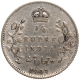 Silver Quarter Rupee Coin of King Edward VII of Calcutta Mint of 1907.