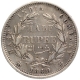 Silver Half Rupee Coin of Victoria Queen of Calcutta Mint of 1840.