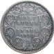 Silver Half Rupee Coin of Victoria Empress of Calcutta Mint of 1894.