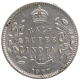 Silver Half Rupee Coin of King Edward VII of Calcutta Mint of 1907.