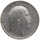 Silver Half Rupee Coin of King Edward VII of Calcutta Mint of 1907.